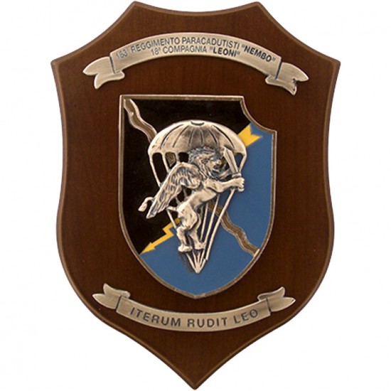CREST E.I. - 183° REGGIMENTO PARACADUTISTI "NEMBO" 18^ COMPAGNIA "LEONI"