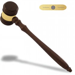 MARTELLO INNER WHEEL IN LEGNO CON TARGHETTA PERSONALIZZABILE 