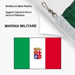 BANDIERA IN NYLON NAUTICO MARINA MILITARE