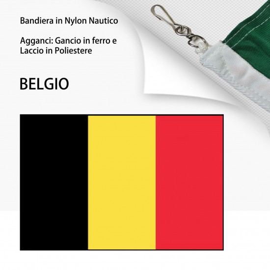 BANDIERA IN NYLON NAUTICO BELGIO