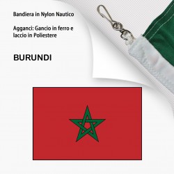 BANDIERA IN NYLON NAUTICO BURUNDI