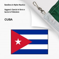 BANDIERA IN NYLON NAUTICO CUBA