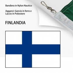 BANDIERA IN NYLON NAUTICO FINLANDIA