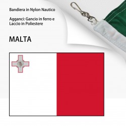 BANDIERA IN NYLON NAUTICO MALTA