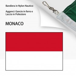 BANDIERA IN NYLON NAUTICO MONACO