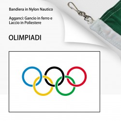 BANDIERA IN NYLON NAUTICO OLIMPIADI