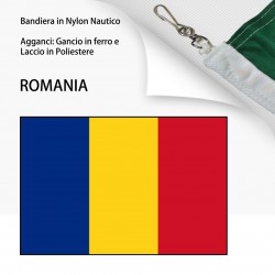 BANDIERA IN NYLON NAUTICO ROMANIA