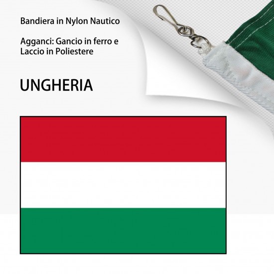 BANDIERA IN NYLON NAUTICO UNGHERIA