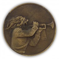 FERMACARTE ESERCITO ITALIANO - BERSAGLIERE CON TROMBA