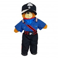 ORSACCHIOTTO PELUCHE CARABINIERI UNIFORME ESTIVA h50cm