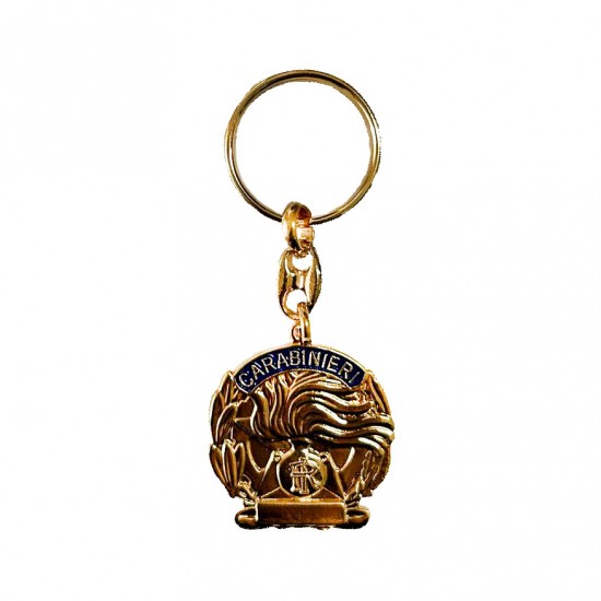 PORTACHIAVI CON FIAMMA ORO CARABINIERI
