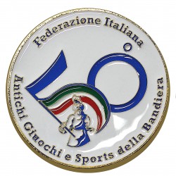 FERMACARTE FEDERAZIONE ITALIANA GIOCHI E SPORT BANDIERA