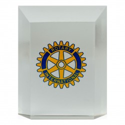 FERMACARTE IN CRISTALLO ROTARY CLUB INTERNATIONAL