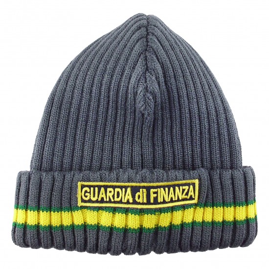 CAPPELLINO GRIGIO IN LANA GUARDIA DI FINANZA
