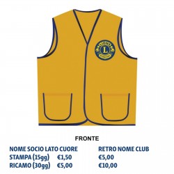 CASACCA GIALLA LIONS CLUB INTERNATIONAL 