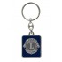 PORTACHIAVI ARGENTO E BLU LIONS CLUB INTERNATIONAL