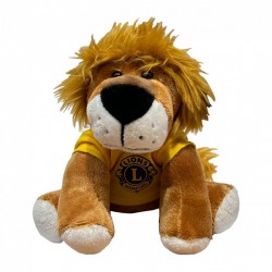 PELUCHE LEONE CON T-SHIRT LIONS INTERNATIONAL