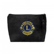 POCHETTE / NECESSAIRE NERO VELLUTO LIONS INTERNATIONAL