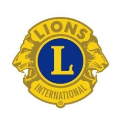 SPILLA LIONS CLUB ARGENTO 925 diam. 13mm
