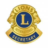 SPILLA "SECRETARY" LIONS INTERNATIONAL DORATA
