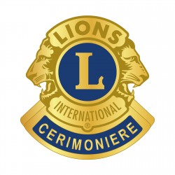 SPILLA "CERIMONIERE" LIONS INTERNATIONAL DORATA