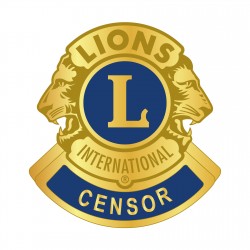 SPILLA "CENSOR" LIONS INTERNATIONAL DORATA