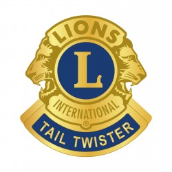 SPILLA "TAIL TWISTER" LIONS INTERNATIONAL DORATA