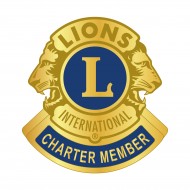 SPILLA "CHARTER MEMBER" LIONS INTERNATIONAL DORATA