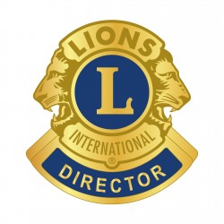 SPILLA "DIRECTOR" LIONS INTERNATIONAL DORATA