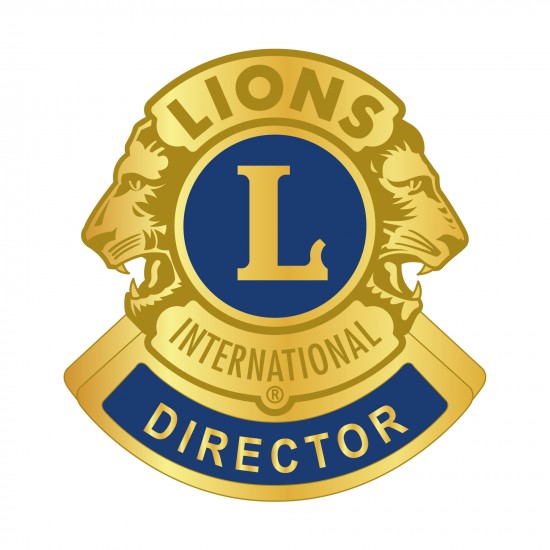 SPILLA "DIRECTOR" LIONS INTERNATIONAL DORATA