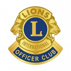 SPILLA "OFFICER CLUB" LIONS INTERNATIONAL DORATA