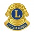 SPILLA "LEO CLUB ADVISOR" LIONS INTERNATIONAL DORATA