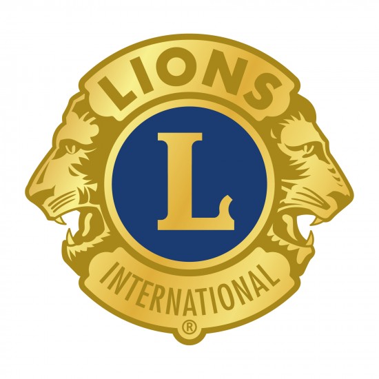 SPILLA LIONS INTERNATIONAL DORATA DIAM. 13 MM
