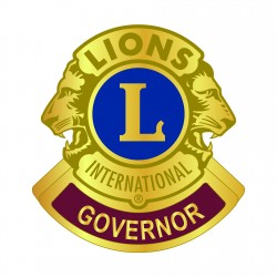 SPILLA "GOVERNOR" LIONS INTERNATIONAL DORATA