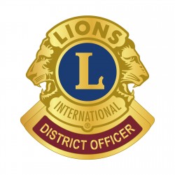 SPILLA “DISTRICT OFFICER" LIONS INTERNATIONAL DORATA