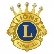 SPILLA LIONS CLUB CORONA CON STRASS