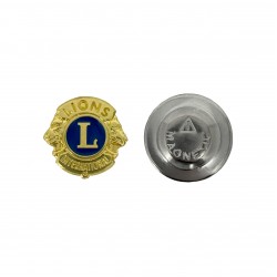 SPILLA LIONS INTERNATIONAL CON MAGNETE DIAM. 20 MM 