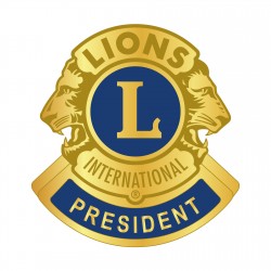 SPILLA "PRESIDENT" LIONS INTERNATIONAL DORATA