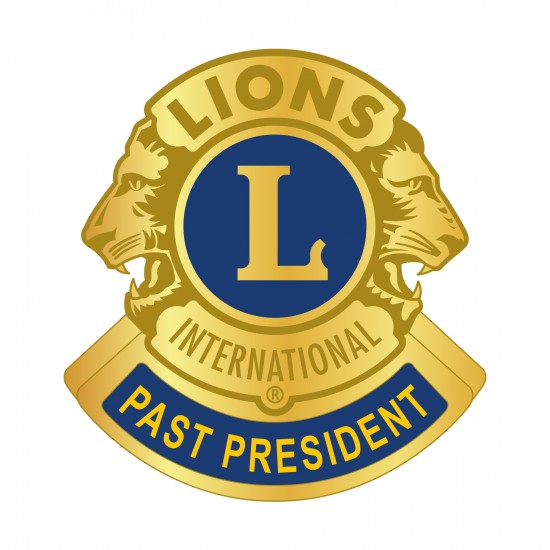 SPILLA "PAST PRESIDENT" LIONS INTERNATIONAL DORATA