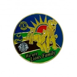 SPILLA CON LEONI LIONS FAMILY LIONS INTERNATIONAL