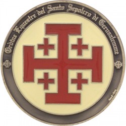 FERMACARTE LOGO ORDINE DEL SANTO SEPOLCRO DI GERUSALEMME