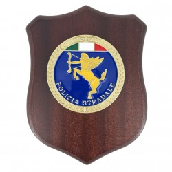 CREST POLIZIA STRADALE LOGO ROTONDO