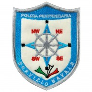 PATCH RICAMATO POLIZIA PENITENZIARIA - SERVIZIO NAVALE