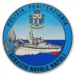 ADESIVO POLIZIA PENITENZIARIA - SERVIZIO NAVALE NAPOLI