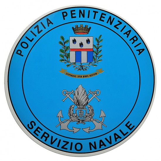 ADESIVO POLIZIA PENITENZIARIA - SERVIZIO NAVALE