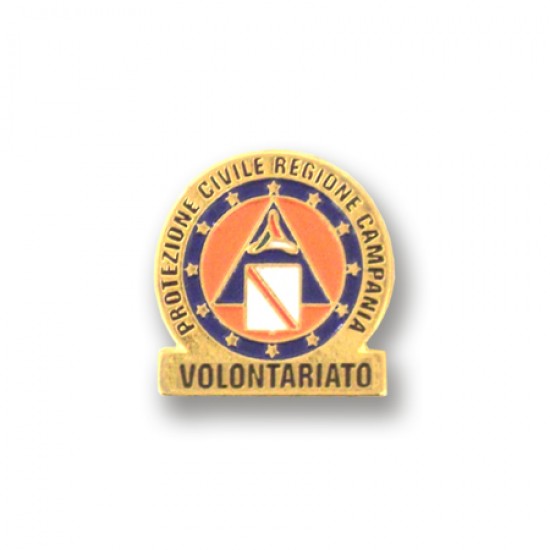 SPILLA DISTINTIVO PROTEZIONE CIVILE REGIONE CAMPANIA - VOLONTARIATO