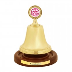 CAMPANA DA TAVOLO ROTARACT CON TARGHETTA PERSONALIZZABILE