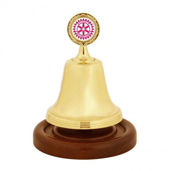 CAMPANA DA TAVOLO ROTARACT CON TARGHETTA PERSONALIZZABILE