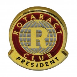 SPILLA ROTARACT CLUB - PRESIDENT diam. 10mm