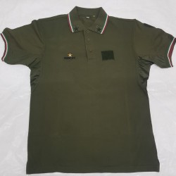 POLO ITALY MC VERDE 100% COTONE - ESERCITO ITALIANO